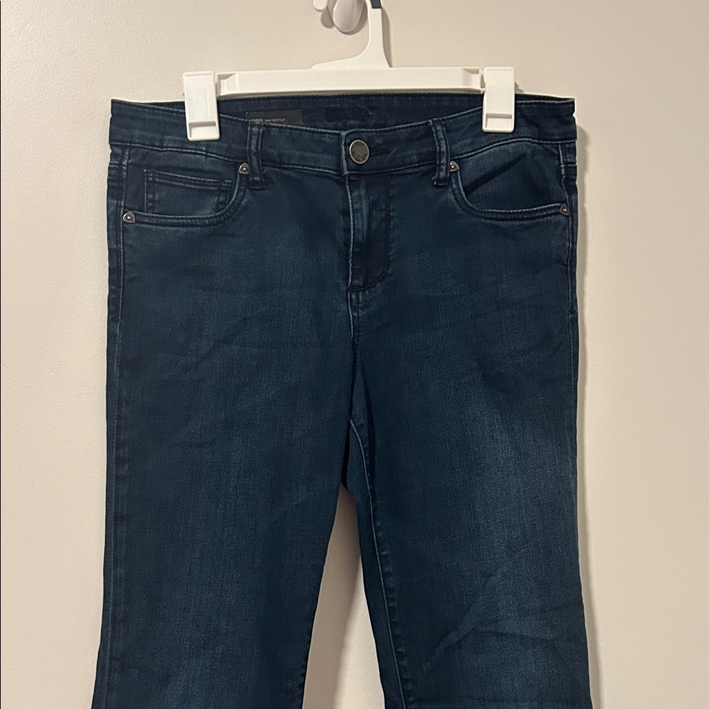 Kut from the Kloth Karen Baby Bootcut Blue Jeans Size 10